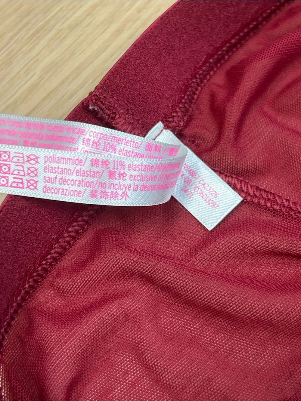 PINK Victoria’s Secret Lace Cheekster Panty L